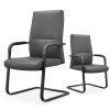 Leather Office Chair No Wheels