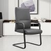 Leather Office Chair No Wheels