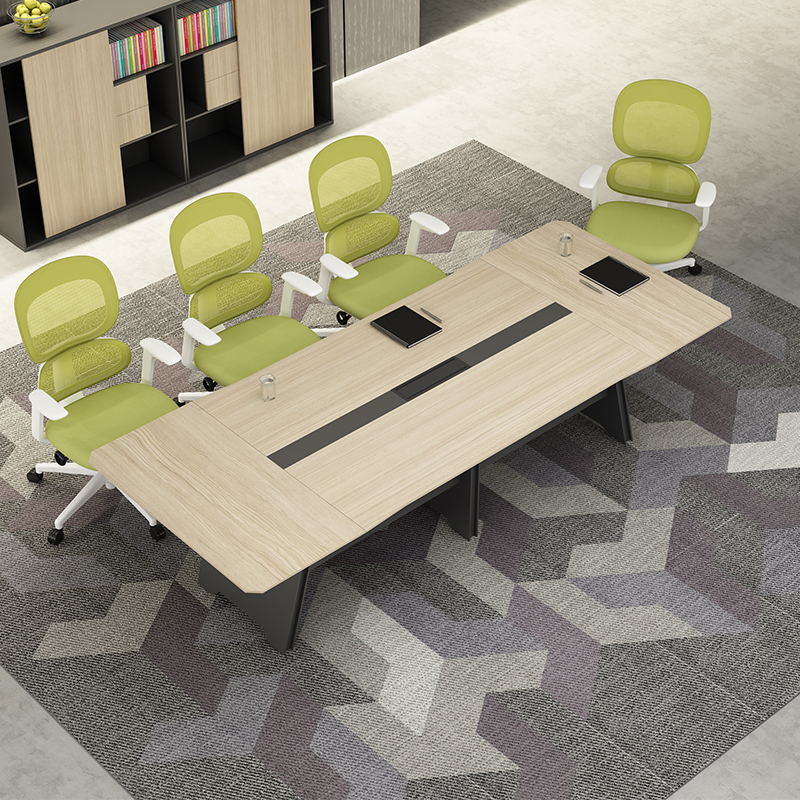 mesa y sillas para sala de reuniones