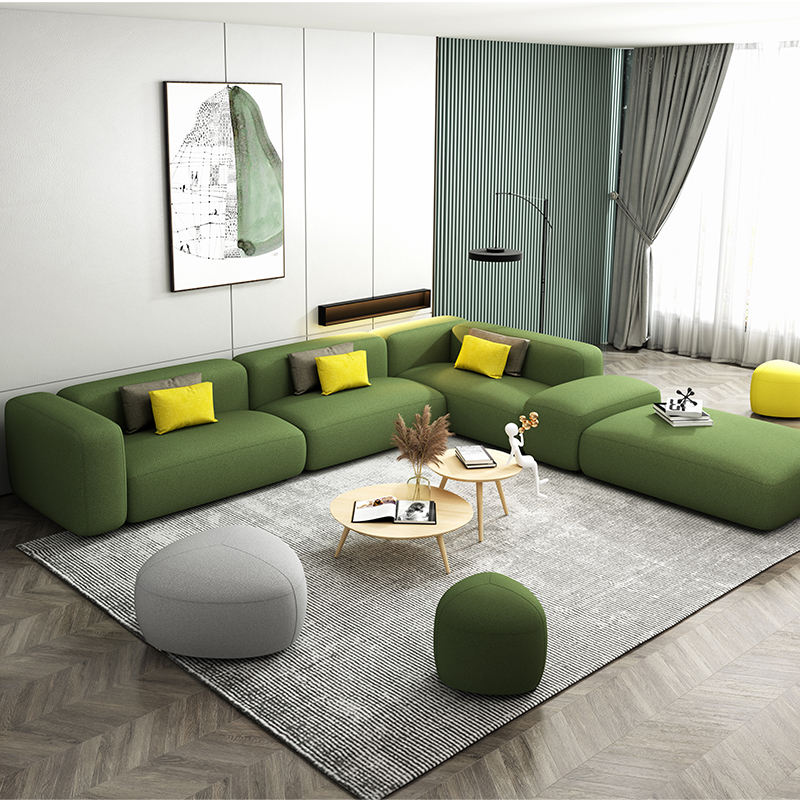 Fabric modular sofas