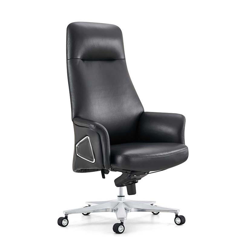  Black Leather Office Chair