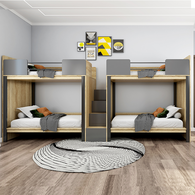 full loft bed with stairs