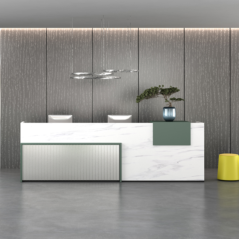 wood reception desk factory