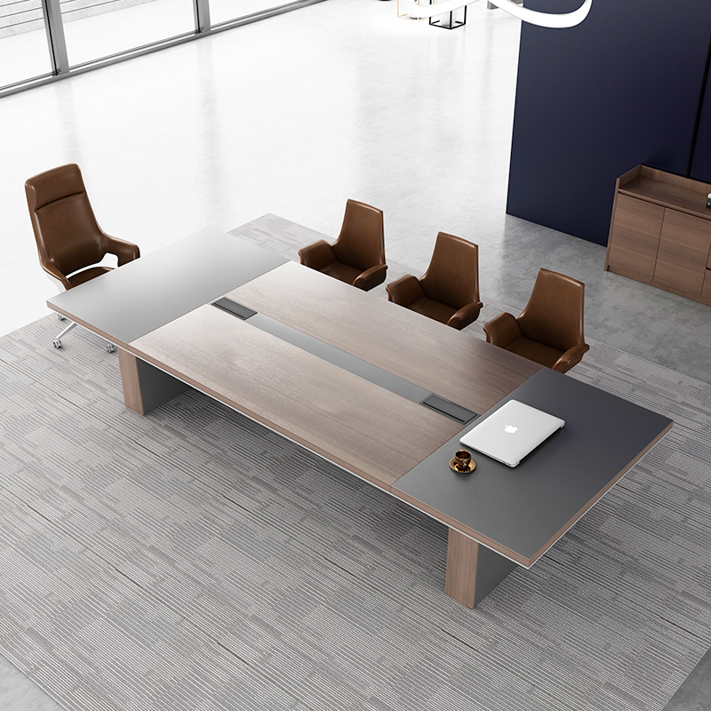 table de conférence moderne en bois