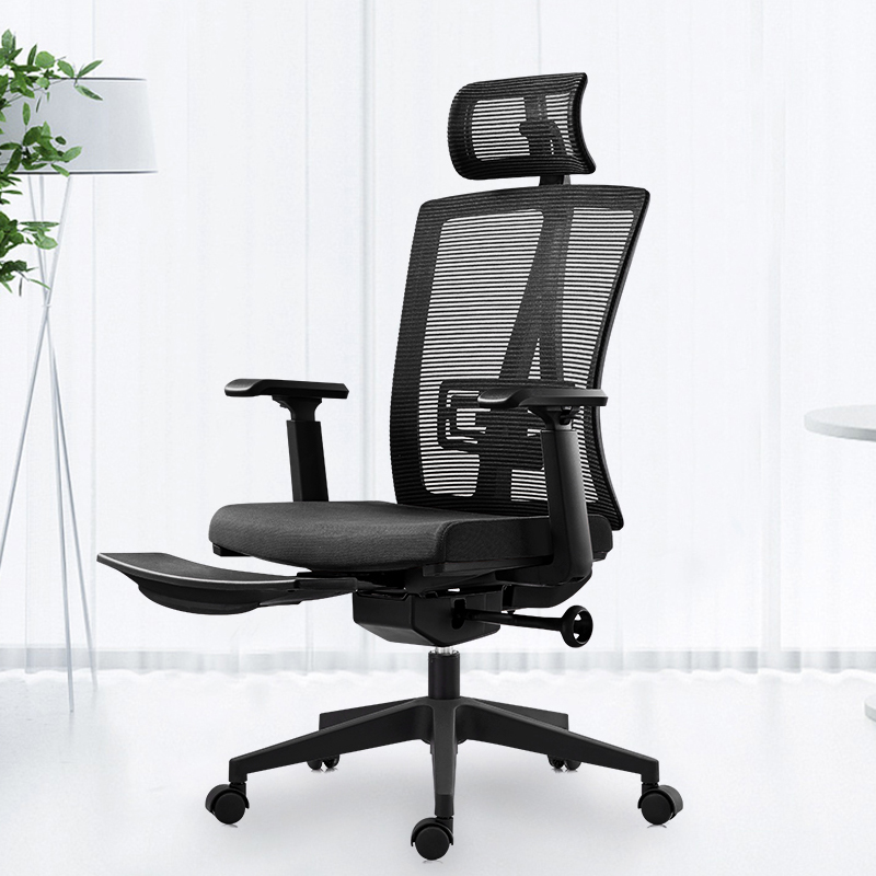 high back swivel chair with armrest
