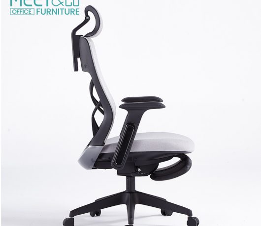 Ergonomische bureaustoel met hoge rugleuning