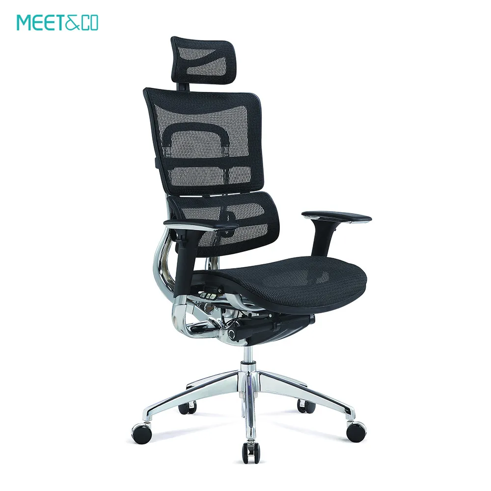 meetco full mesh ergonomic chair main view