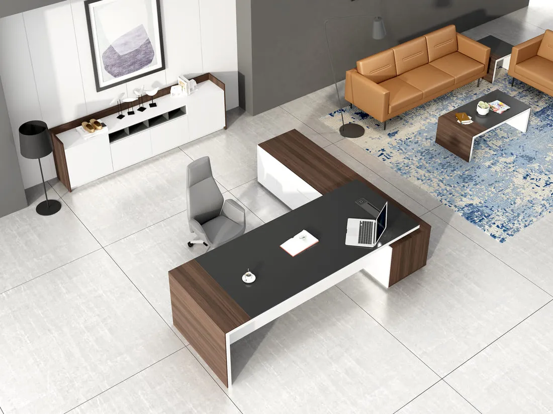 مكتب تنفيذي على شكل حرف L من Wittes