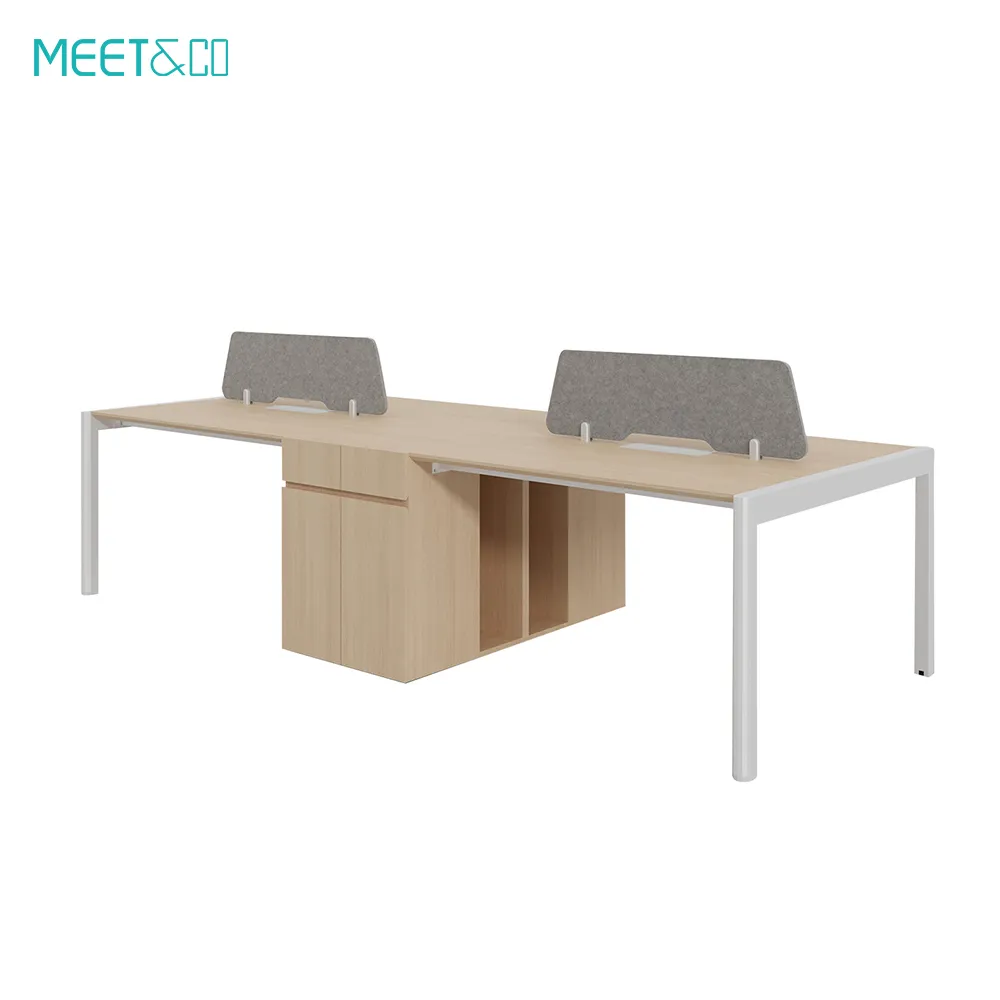 Doric 4-person office workstation
