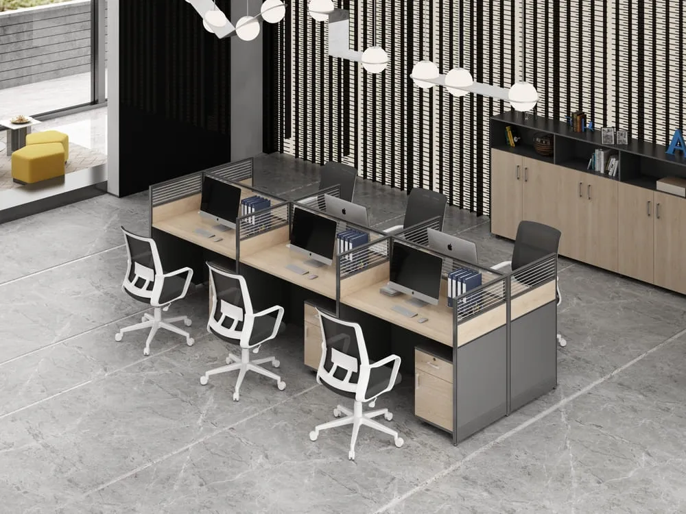Aston30 Series A 6-person office cubicles