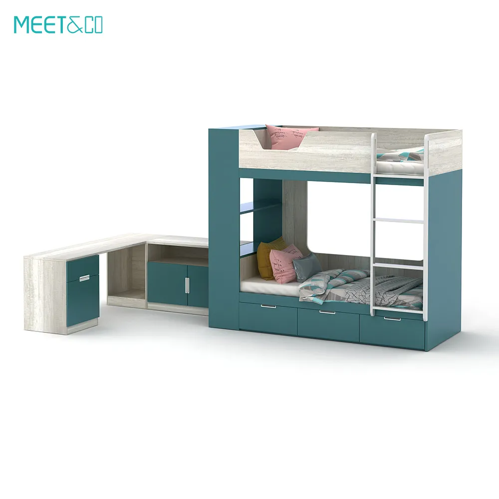 Bater Bunk Bed with Desk