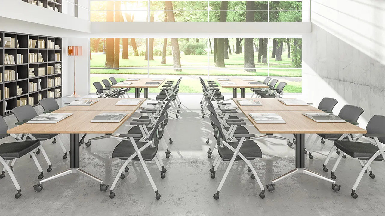 Meet&Co Modular Training Table with Wheels