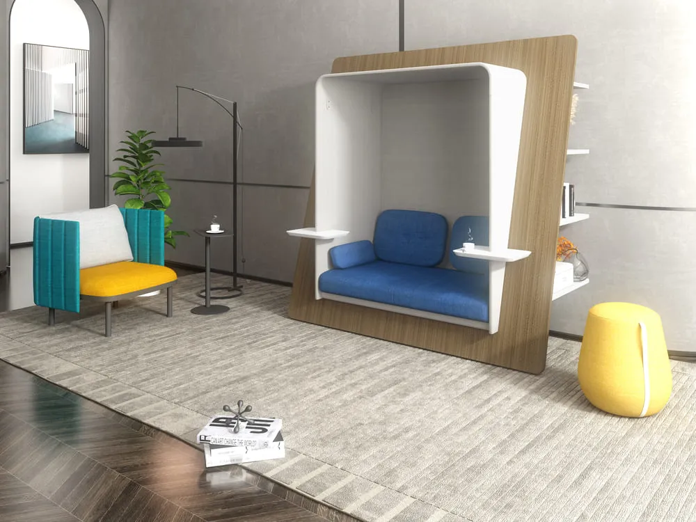 Coupe High Back Sofa