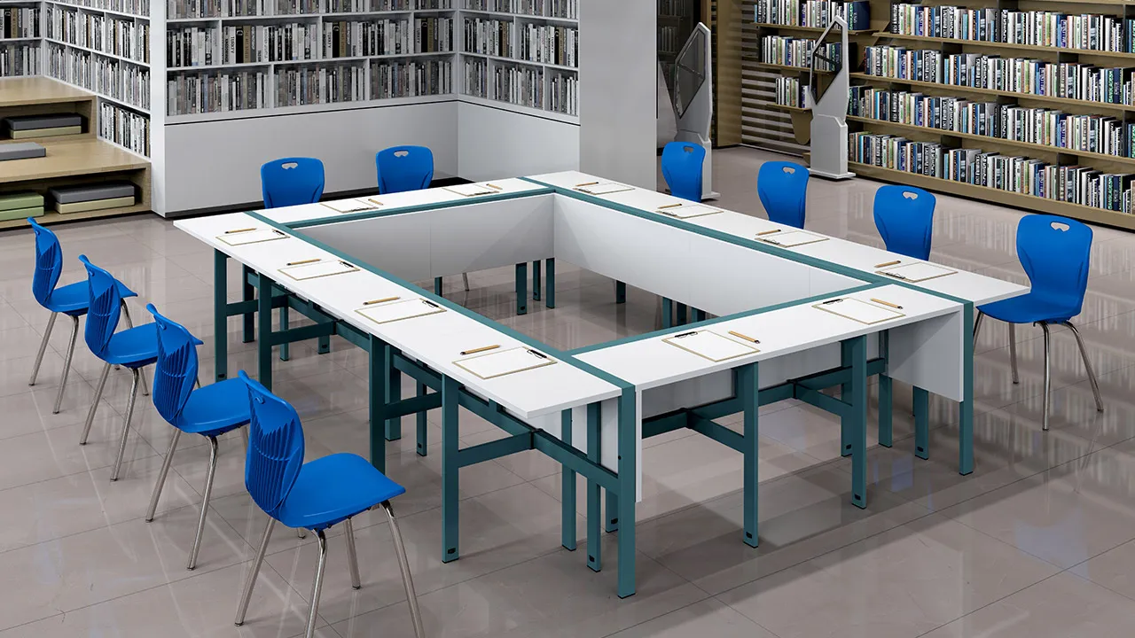 Daman Training Table with Wheels