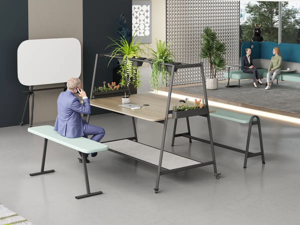 Linora bar table in leisure area