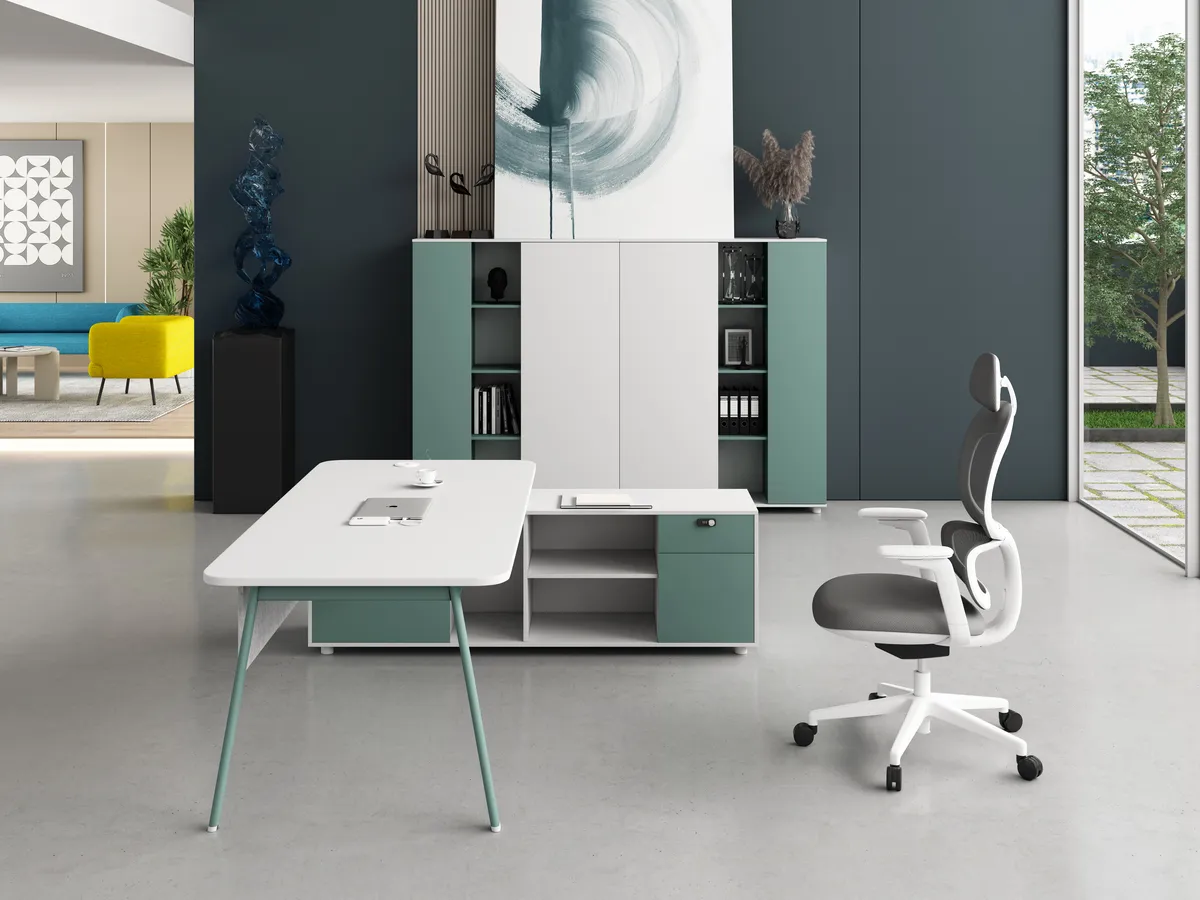 Linora executive desk in boss office