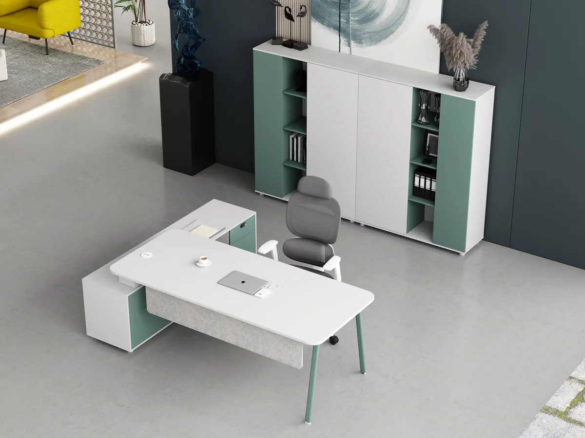 Linora executive desk in boss office