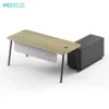Linora office desk with movable cabinet