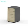 Linora 3-drawer movable cabinet