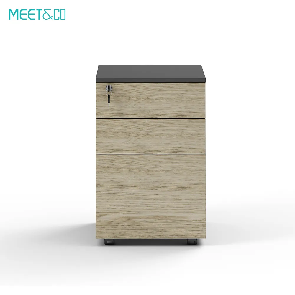 Linora 3-drawer movable cabinet