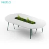 Linora Oval Conference Table in office