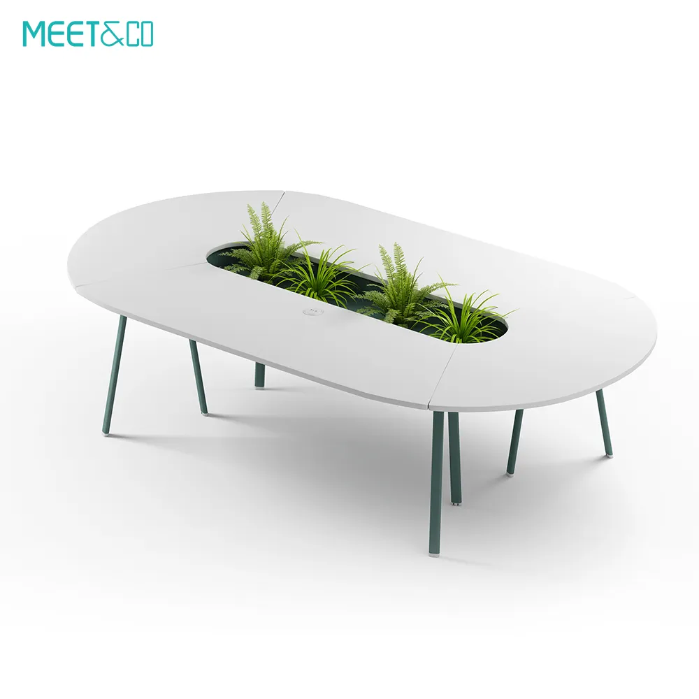 Linora Oval Conference Table in office