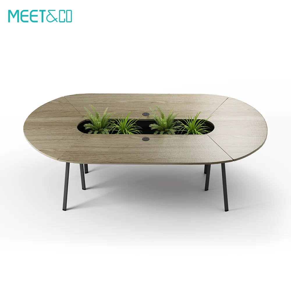 Linora Oval Conference Table in office