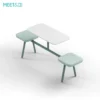 Linora lounge chair with desktop