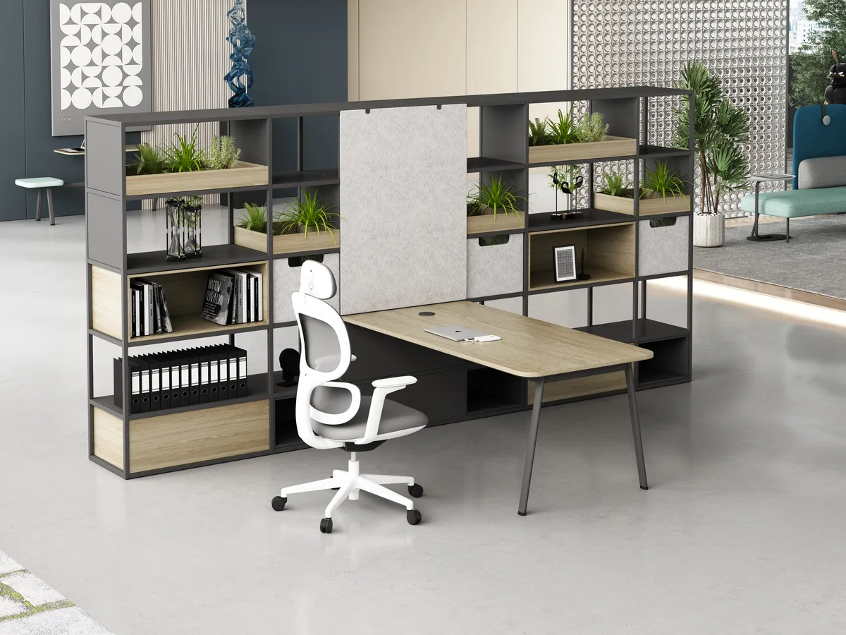 Linora offcie desk set in office