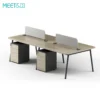 Linora 4-person office desk