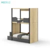 Locke Wood Bunk Bed with Stairs