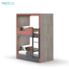 Locke Wood Bunk Bed with Stairs