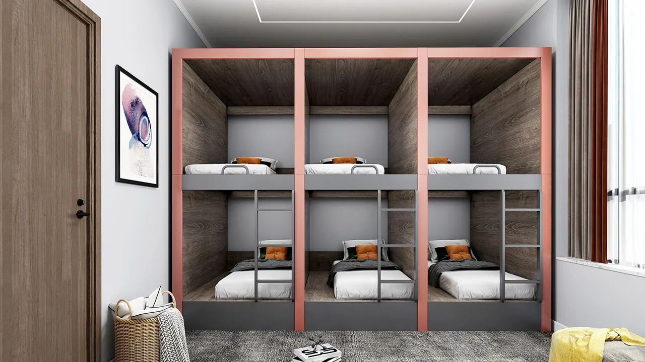 Locke Wood Bunk Bed with Stairs