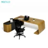 Lumodesk L-Shaped Executive Desk in office