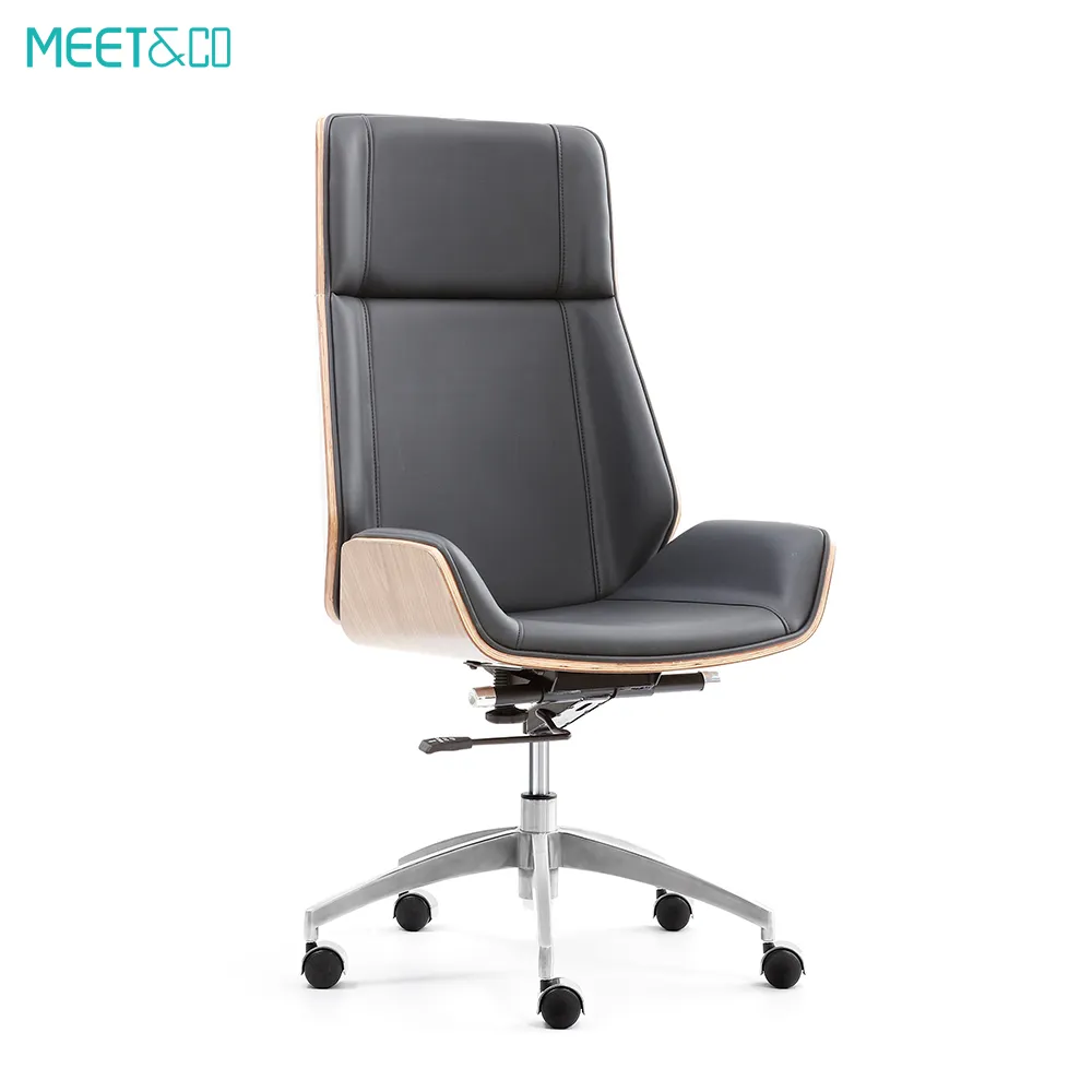 MeetCo Leather Desk Chair