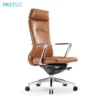 MeetCo High Back Leather Executive Office Chair