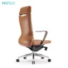 MeetCo High Back Leather Executive Office Chair