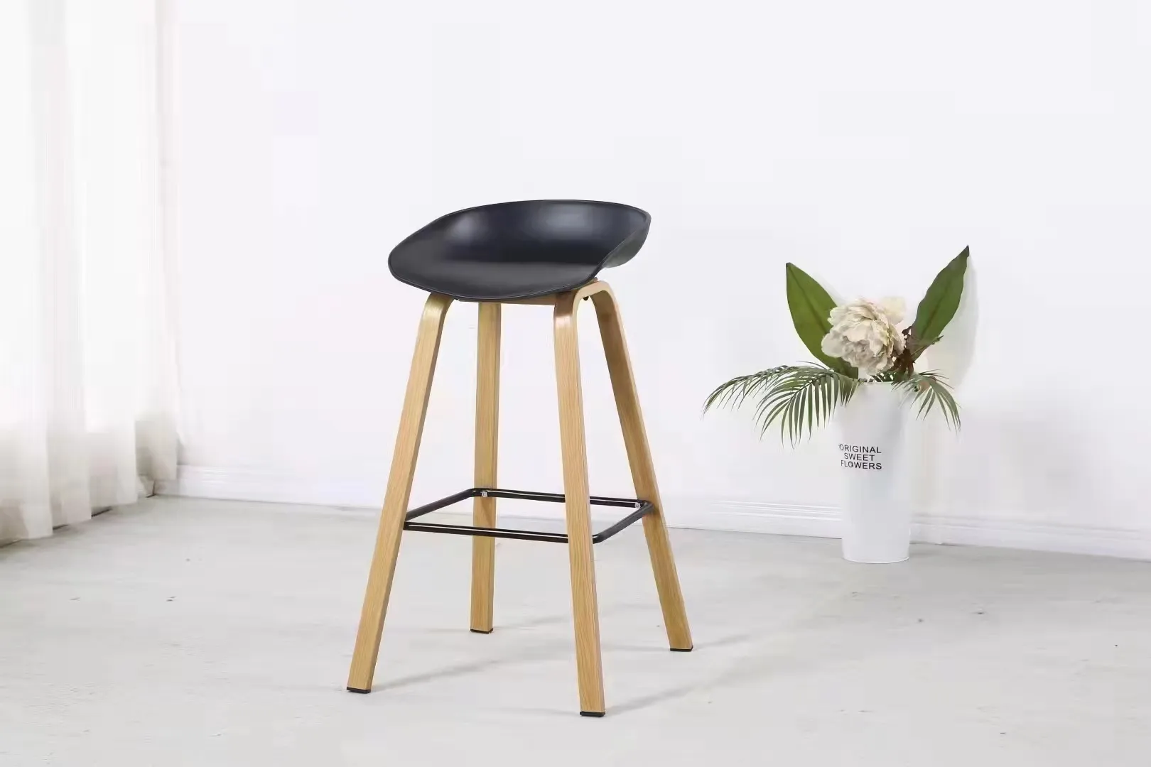 wooden bar chair