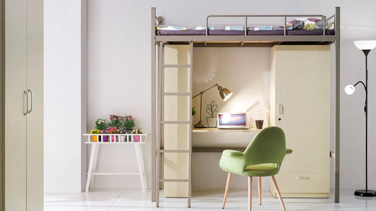 MG Metal Bunk Bed with Stairs