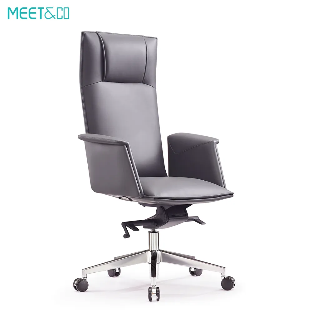 MeetCo Luxury Leather Executive Office Chair