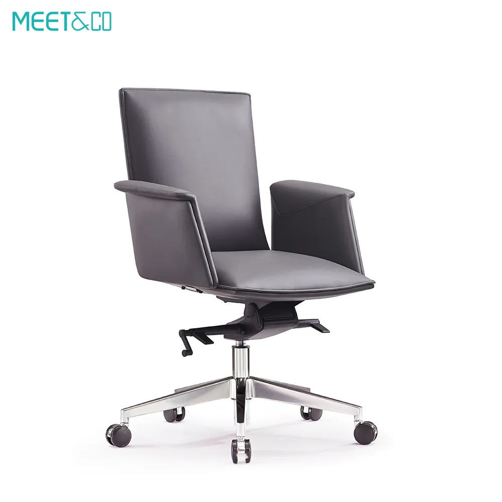 MeetCo Luxury Leather Executive Office Chair