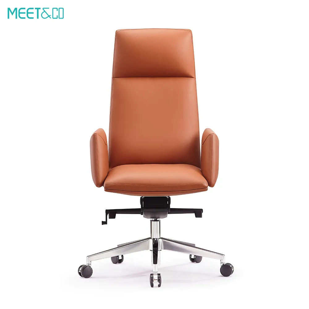 MeetCo Big and Tall Leather Office Chair