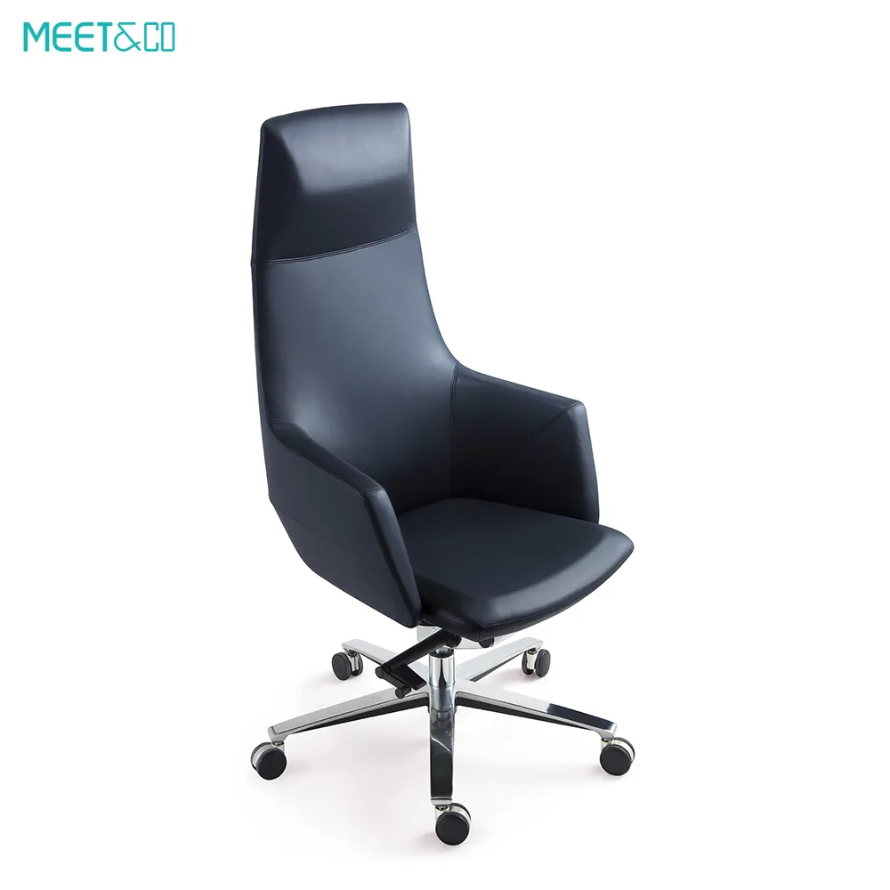 MeetCo Modern Leather Executive Office Chair