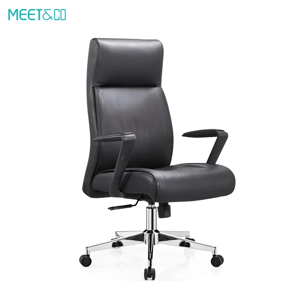 MeetCo Leather Desk Office Chair