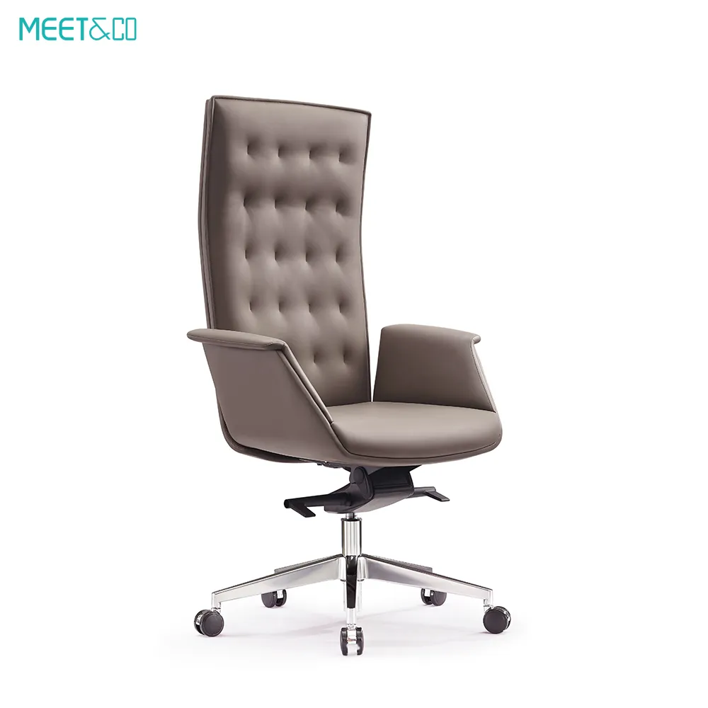 Meet&Co High Back Leather Office Chair