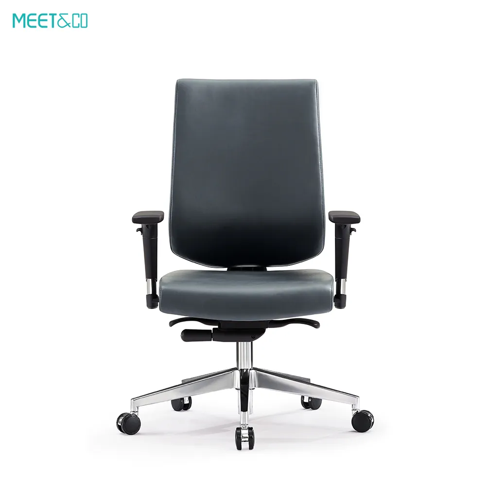 Meet&Co Leather Swivel Office Chair