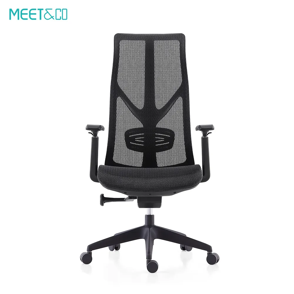 Meet&Co High Back Mesh Office Chair-black