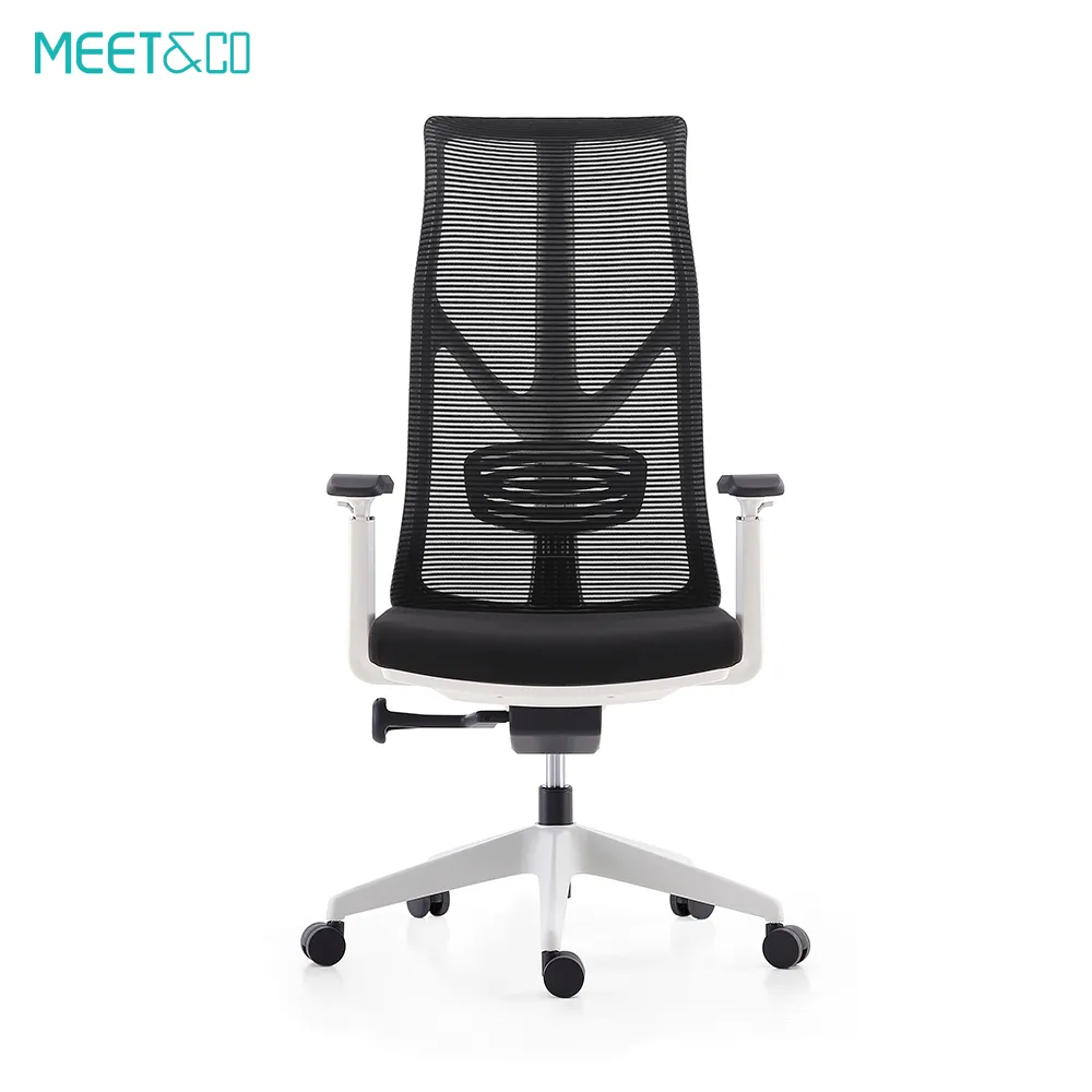 Meet&Co High Back Mesh Office Chair-white
