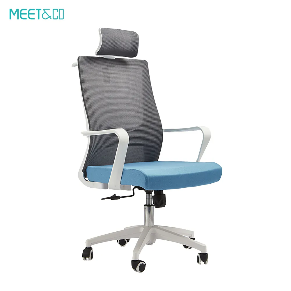 Meet&Co Mesh Staff Computer Office Chair-white