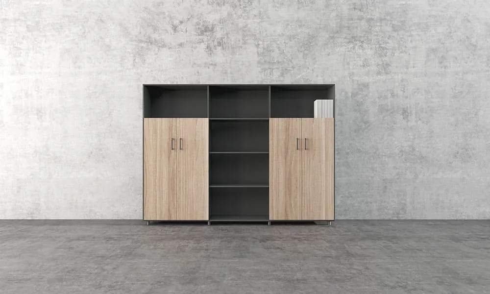Reco Series B Wood File Cabinet